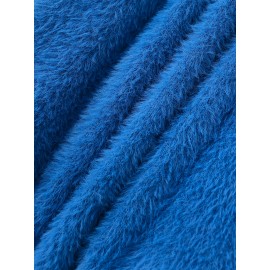 [Soft Thermal Sweater] Soft & Comfortable Women's Thermal Round-Neck Loose Fit Long Sleeve Sweater | All-Season Casual Top, Solid Color, Easy Care Hand Wash/Dry Clean, Medium Stretch, Clean Design