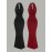 2pcs Elegant Halter Neck Mermaid Dresses - Ruched Bodycon Party & Casual Wear for Women, Black and Red, Machine Washable, Spring/Summer Collection, Spring Summer Attire, Sophisticated Silhouette, Comfortable Fit