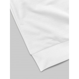 Women'S Halloween Witch Print Sweater - V-Neck Long Sleeve Pullover with Pumpkin & Floral Design, Loose Fit Casual Sweater for Fall/Winter, Halloween Clothes, Seasonal Fashion, Frenchinspired Style, Comfortable Wear, Fall Fashion, Frenchinspired Des