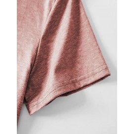 Casual Bird Lover's Printed Crew Neck T-Shirt - Women's Short Sleeve Top - Women's Clothing